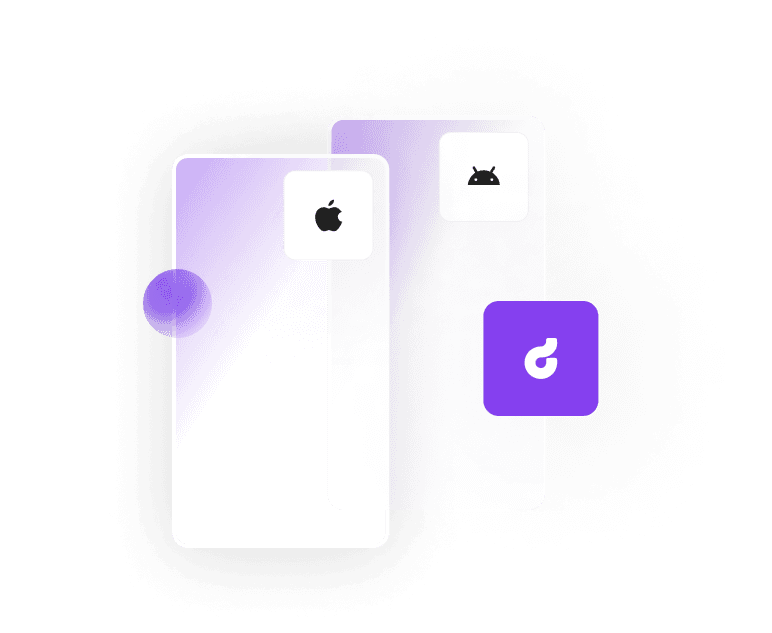 Droplr portfolio Android iOS apps screenshots