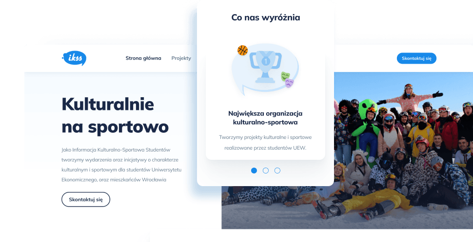 IKSS portfolio herobanner screenshots